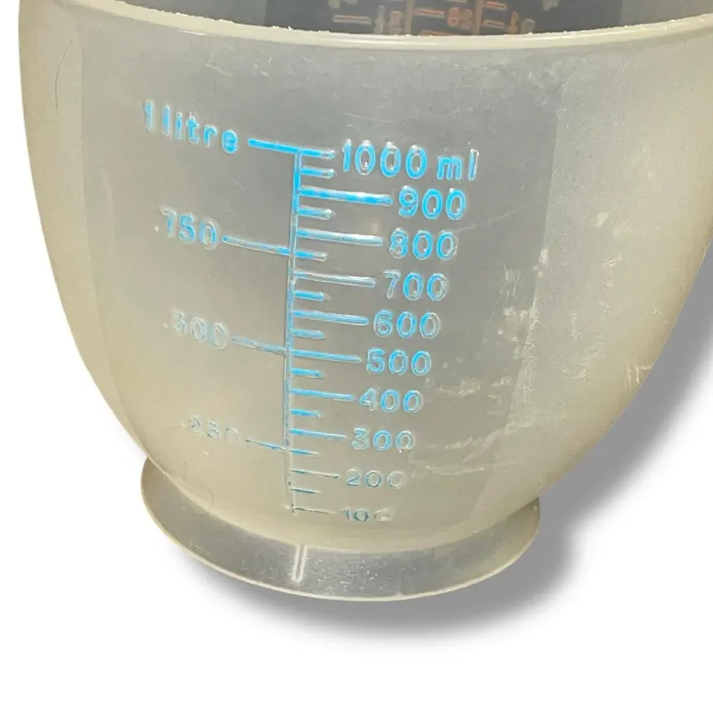 Tupperware Mix N Store Measuring Pitcher Bowl 1288 4 Cups 1 Liter 32 oz Vintage
